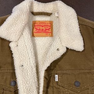 Levi’s Sherpa Corduroy Trucker Jacket